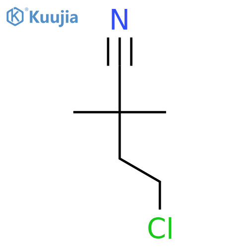 4-chloro-2,2-dimethylbutanenitrile structure