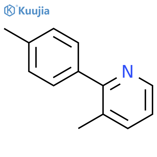 Pyridine,3-methyl-2-(4-methylphenyl)- structure