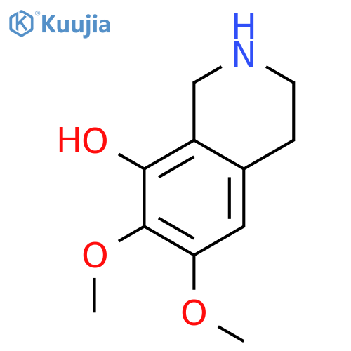 8-Isoquinolinol,1,2,3,4-tetrahydro-6,7-dimethoxy- structure
