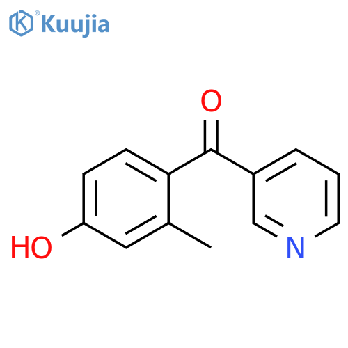 Methanone, (4-hydroxy-2-methylphenyl)-3-pyridinyl- structure
