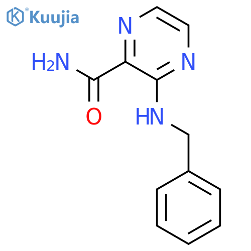 Pyrazinecarboxamide, 3-[(phenylmethyl)amino]- structure