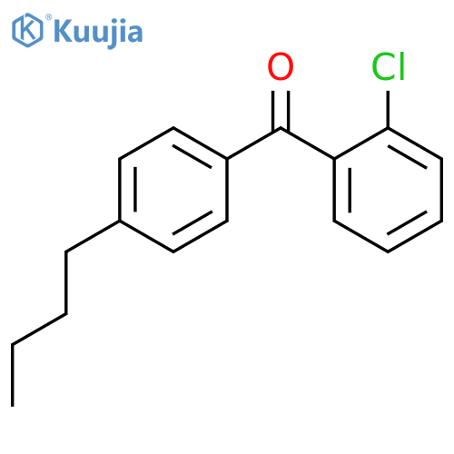 4-n-Butyl-2'-chlorobenzophenone structure