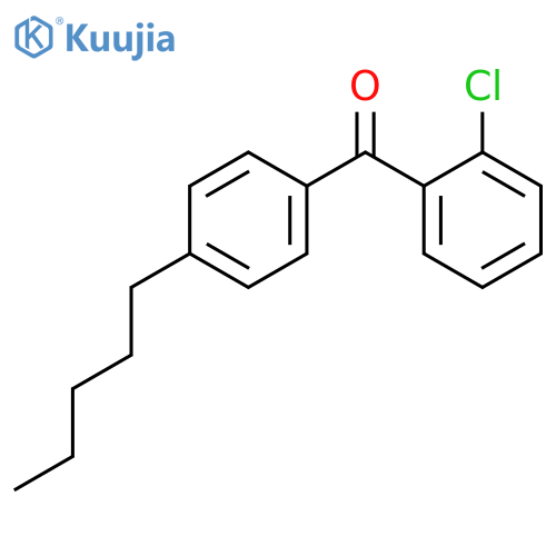 2-Chloro-4'-n-pentylbenzophenone structure