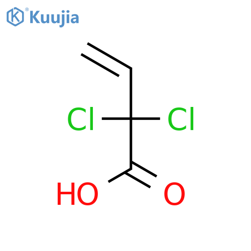 3-Butenoic acid, 2,2-dichloro- structure
