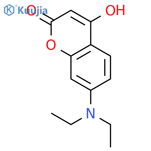 7-Diethylamino-4-hydroxy-chromen-2-one structure