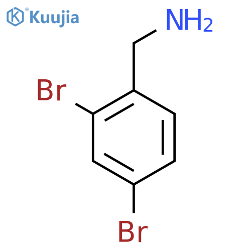 (2,4-dibromophenyl)methanamine structure
