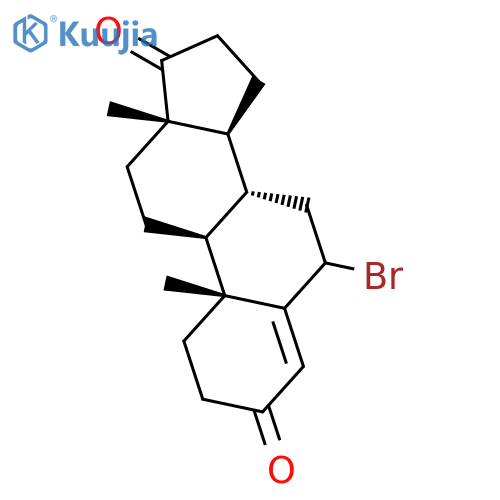 Androst-4-ene-3,17-dione, 6-bromo- structure