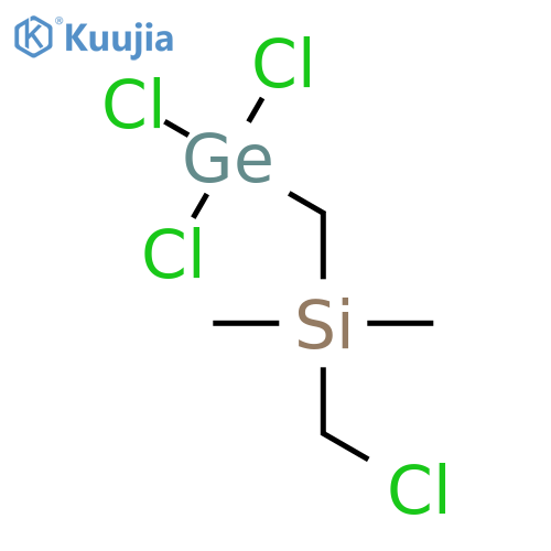 SILANE, (CHLOROMETHYL)DIMETHYL[(TRICHLOROGERMYL)METHYL]- structure