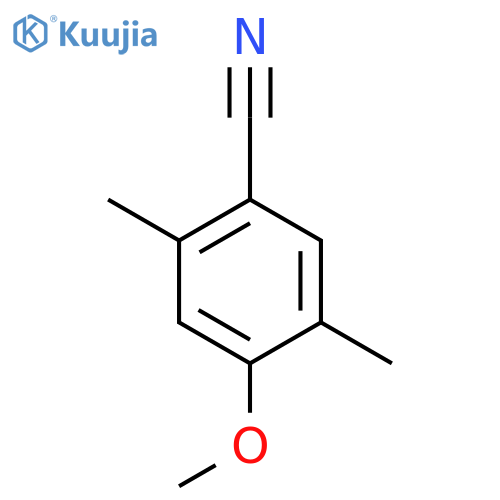 2,5-Dimethyl-p-anisonitrile structure