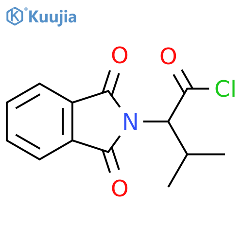 2-(1,3-Dioxo-1,3-dihydro-2H-isoindol-2-yl)-3-methylbutanoyl chloride structure