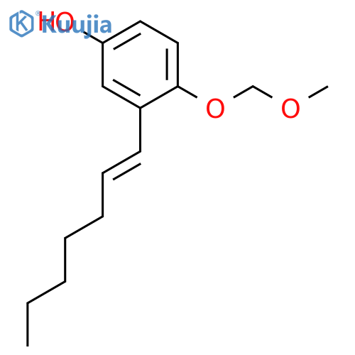 PHENOL, 3-(1-HEPTENYL)-4-(METHOXYMETHOXY)- structure