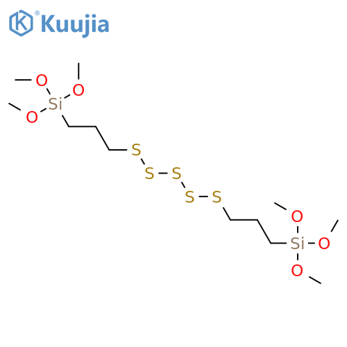 3,3,15,15-Tetramethoxy-2,16-dioxa-7,8,9,10,11-pentathia-3,15-disilaheptadecane structure