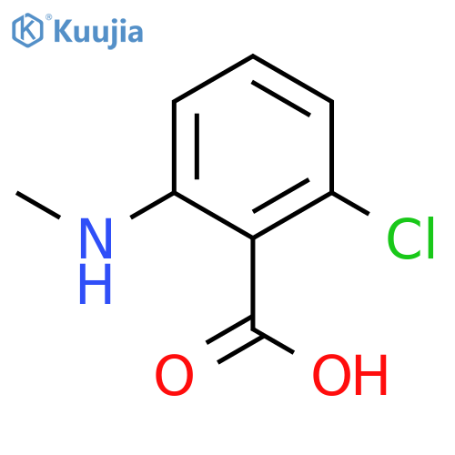 2-Chloro-6-MethylaMino-benzoic acid structure