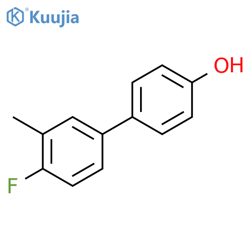 4-(4-Fluoro-3-methylphenyl)phenol structure
