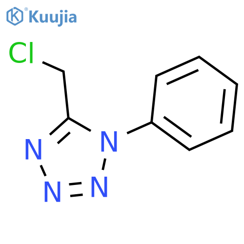 5-(chloromethyl)-1-phenyl-1H-1,2,3,4-tetrazole structure
