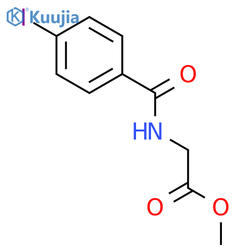 methyl 2-(4-iodophenyl)formamidoacetate structure