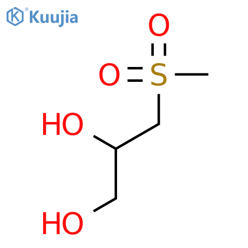 3-methanesulfonylpropane-1,2-diol structure