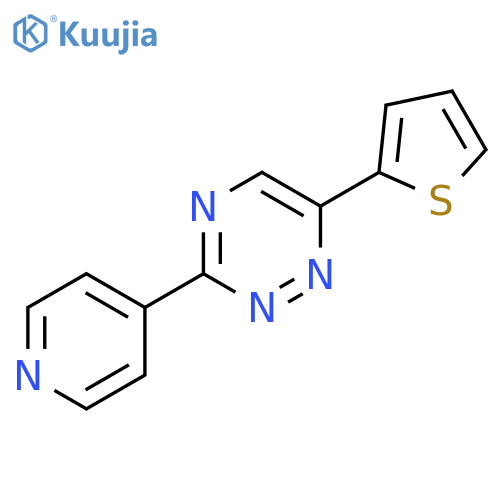 1,2,4-Triazine, 3-(4-pyridinyl)-6-(2-thienyl)- structure