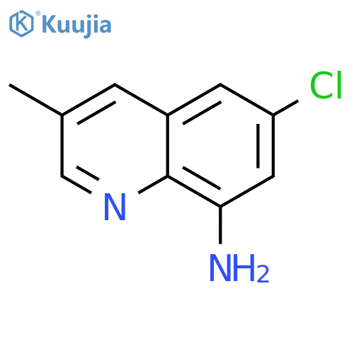 6-Chloro-3-methylquinolin-8-amine structure