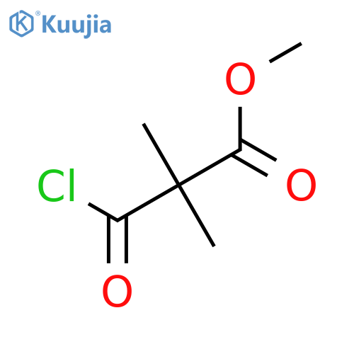methyl 3-chloro-2,2-dimethyl-3-oxopropanoate structure