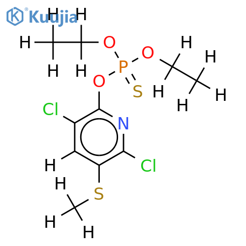 Diethyl-(2,5-dichlor-4-methylthiopyridin-6-yl)thiophosphat structure