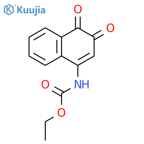 CARBAMIC ACID, (3,4-DIHYDRO-3,4-DIOXO-1-NAPHTHALENYL)-, ETHYL ESTER structure