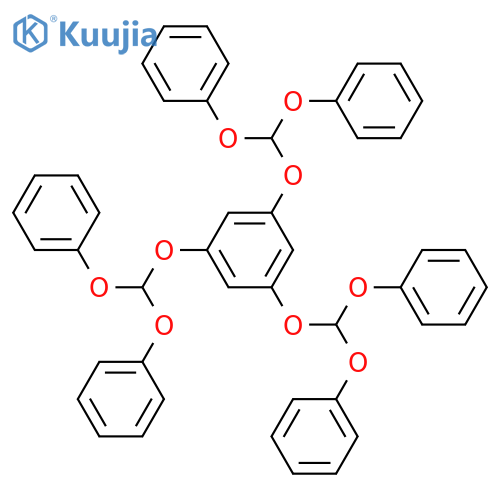 Benzene, 1,3,5-tris(diphenoxymethoxy)- structure
