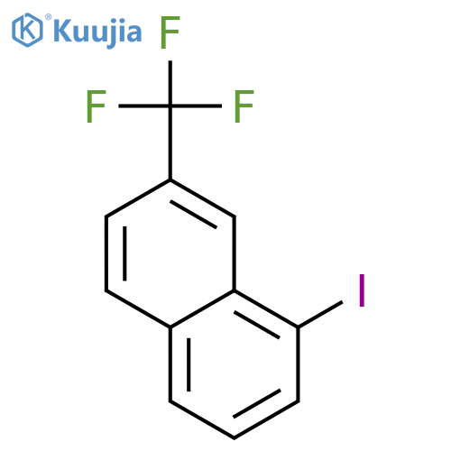 Naphthalene, 1-iodo-7-(trifluoromethyl)- structure