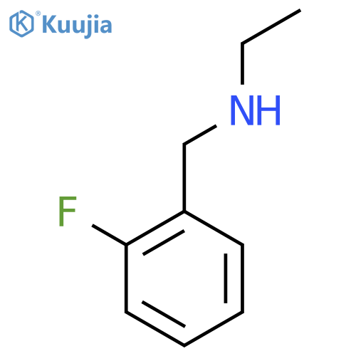 ethyl[(2-fluorophenyl)methyl]amine structure
