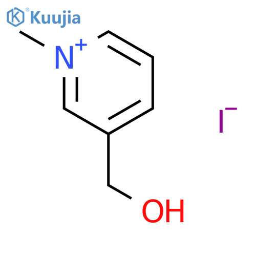 3-(hydroxymethyl)-1-methyl-Pyridinium iodide structure