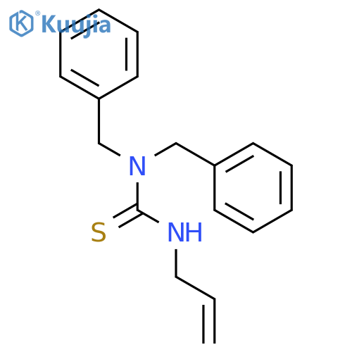 Thiourea,N,N-bis(phenylmethyl)-N'-2-propen-1-yl- structure