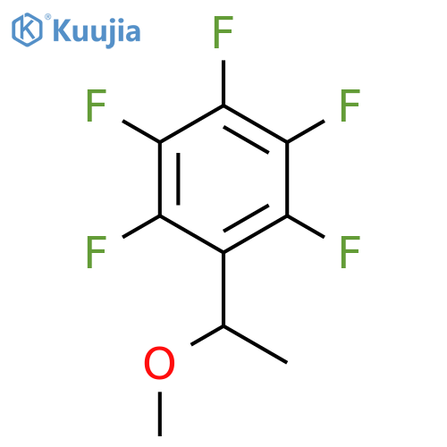 Benzene, pentafluoro[(1R)-1-methoxyethyl]- structure