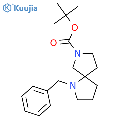 1,7-Diazaspiro[4.4]nonane-7-carboxylic acid, 1-(phenylmethyl)-,1,1-dimethylethyl ester structure