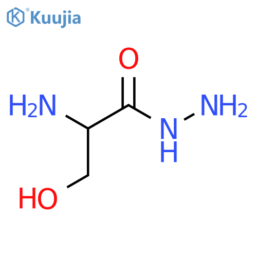 2-Amino-3-hydroxypropanehydrazide structure