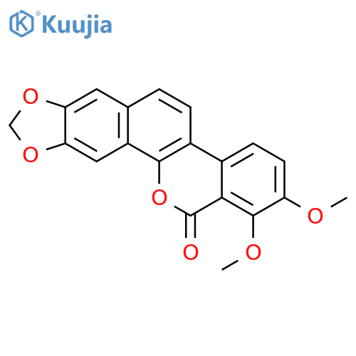 13H-Benzo[d][1,3]dioxolo[6,7]naphtho[1,2-b]pyran-13-one,1,2-dimethoxy- structure