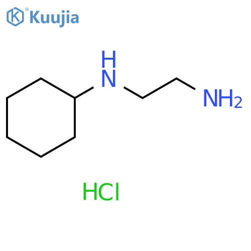 N1-cyclohexylethane-1,2-diamine dihydrochloride structure