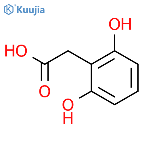 Benzeneacetic acid, 2,6-dihydroxy- structure