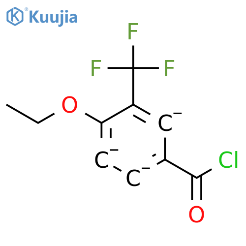 4-Ethoxy-3-(trifluoromethyl)benzoyl chloride structure