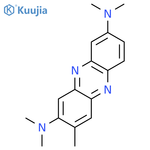 2,8-Phenazinediamine, N,N,N',N',3-pentamethyl- structure