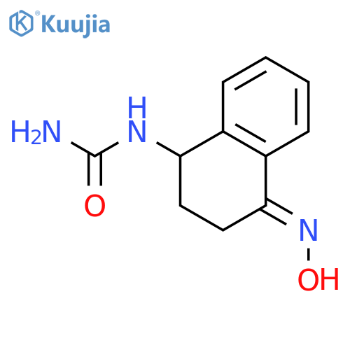 Urea, [1,2,3,4-tetrahydro-4-(hydroxyimino)-1-naphthalenyl]- structure