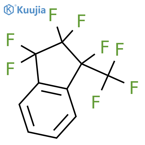 1H-INDENE, 1,1,2,2,3-PENTAFLUORO-2,3-DIHYDRO-3-(TRIFLUOROMETHYL)- structure