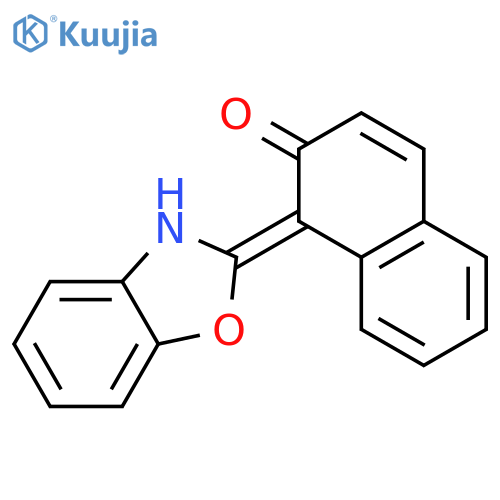 2(1H)-NAPHTHALENONE, 1-(2(3H)-BENZOXAZOLYLIDENE)- structure