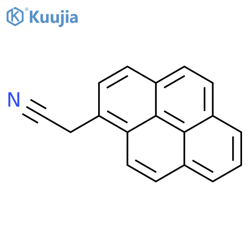 1-PYRENEACETONITRILE structure