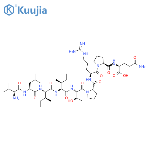 L-Glutamine,L-valyl-L-leucyl-L-isoleucyl-L-isoleucyl-L-threonyl-L-prolyl-L-arginyl-L-prolyl- structure