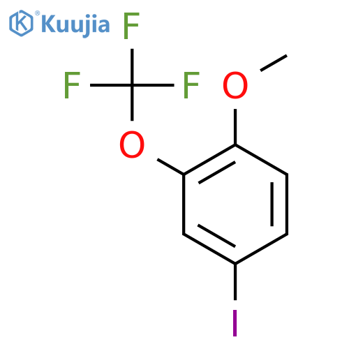 Benzene, 4-iodo-1-methoxy-2-(trifluoromethoxy)- structure