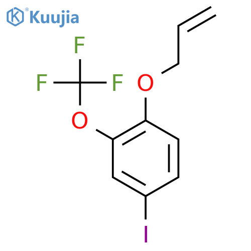 Benzene, 4-iodo-1-(2-propenyloxy)-2-(trifluoromethoxy)- structure