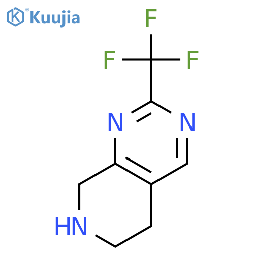 2-(Trifluoromethyl)-5,6,7,8-tetrahydropyrido[3,4-d]pyrimidine structure