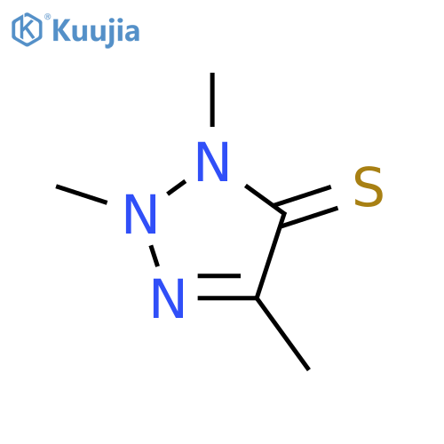 4H-1,2,3-Triazole-4-thione,2,3-dihydro-2,3,5-trimethyl- structure