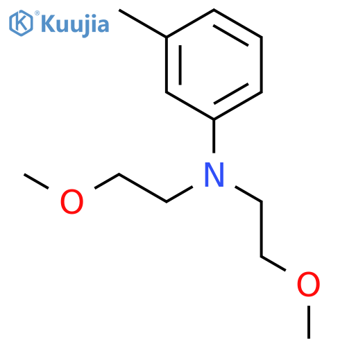 Benzenamine, N,N-bis(2-methoxyethyl)-3-methyl- structure