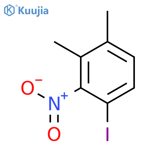 Benzene, 1-iodo-3,4-dimethyl-2-nitro- structure